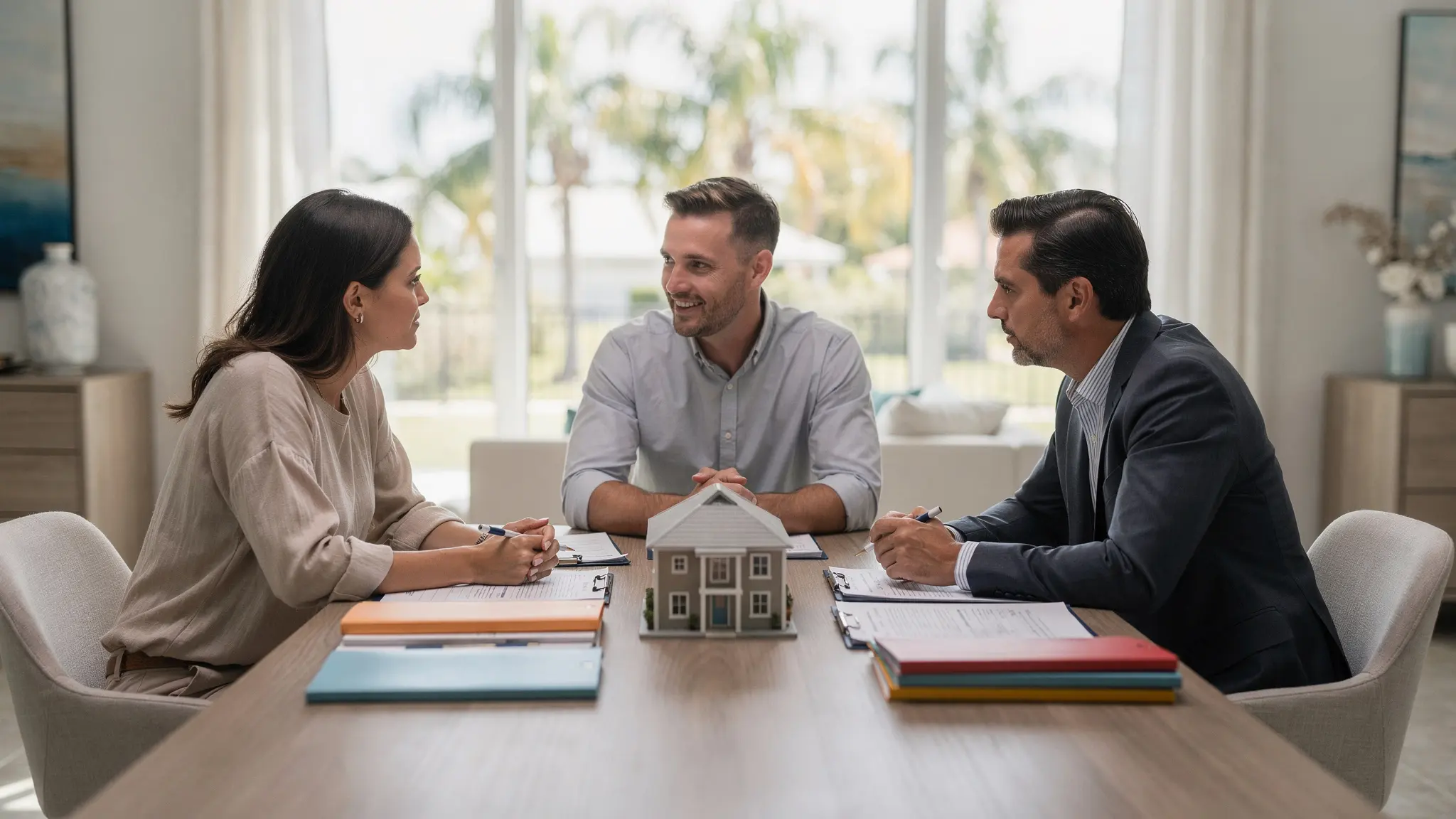 A South Florida homeowner discusses separate property-record groups with a professional before seeking further review.
