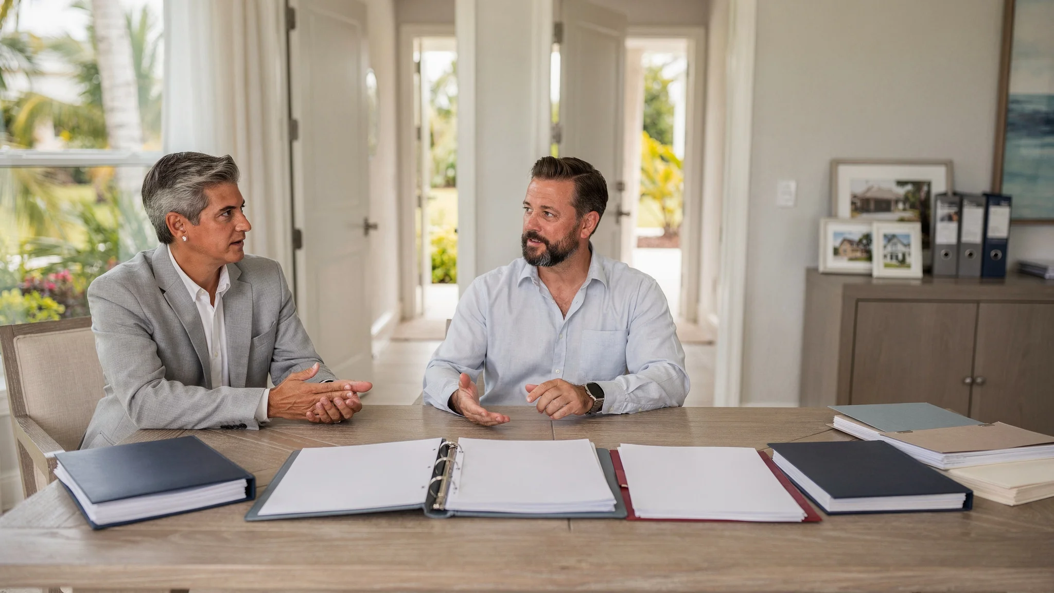 A South Florida homeowner and real estate professional compare several blank pricing scenarios while leaving each possible transaction path unresolved.