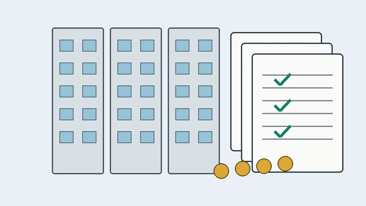 Florida condominium buyer reviewing a special assessment notice, payment schedule, budget records, and building repair documents before closing